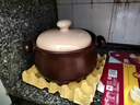 小熊（Bear）砂锅 煲汤锅耐高温不开裂4.5L大沙锅 炖锅燃气灶陶瓷煲中药锅 实拍图