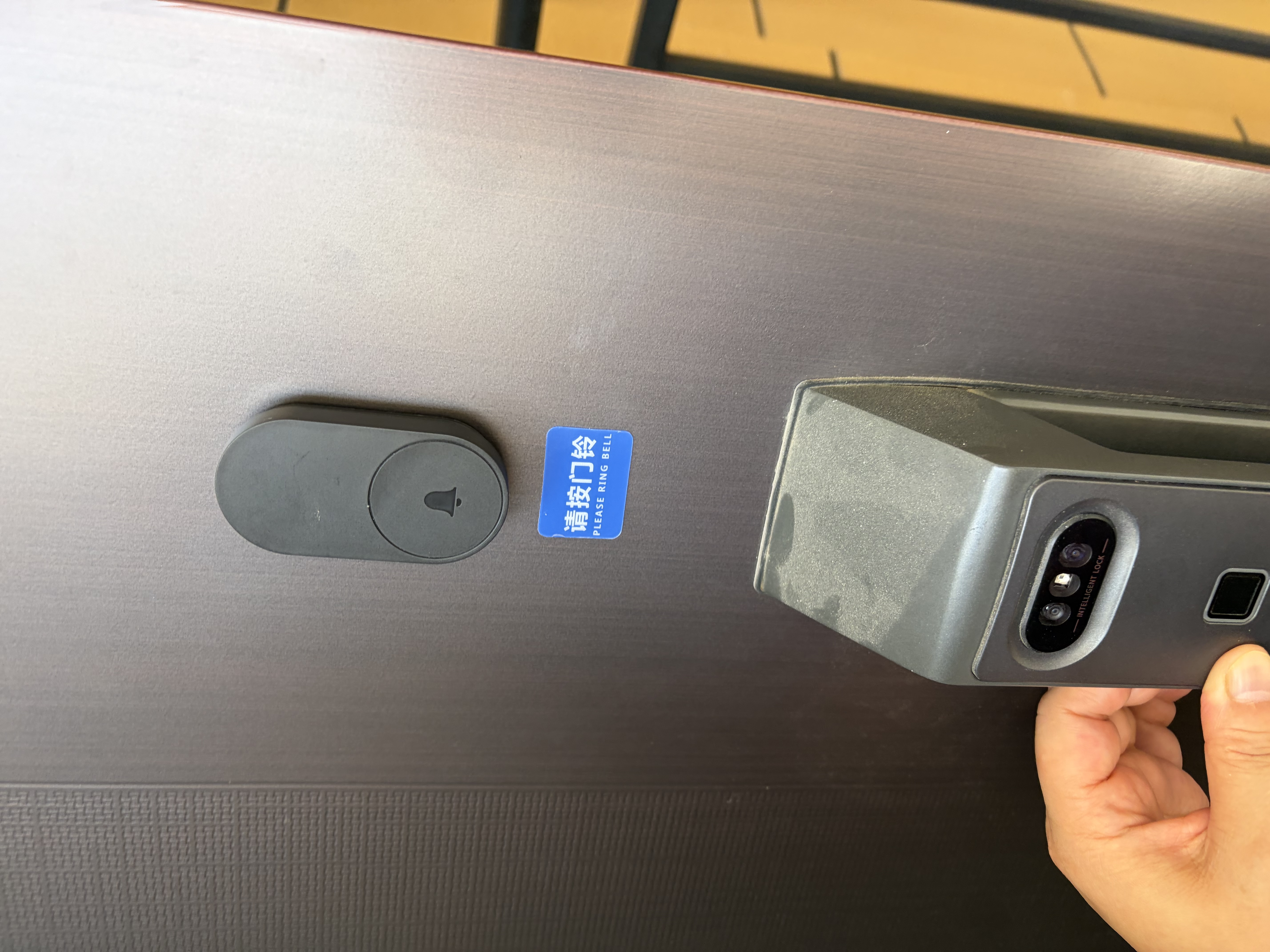 海得曼门铃不用电池自发电无线门铃家用呼叫器FL-313-BLK-2 一拖二组合 实拍图