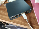 普联（TP-LINK）5口全千兆钢壳交换机 企业级交换器 4口监控网络网线分线器  金属机身 TL-SG1005D 实拍图