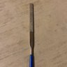信工金刚石锉刀镀钛挫刀什锦锉合金小型矬子搓刀金属玉石打磨工具套装 镀钛3*140平扁（单支） 实拍图