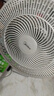美的（Midea） 电风扇 家用风扇7叶落地扇立式轻音节能大风量电扇台扇迷你扇台立两用转页扇空气循环扇安静低音 红外遥控丨9H定时 扇面扩大·SAH35BSJ 家用落地扇 实拍图