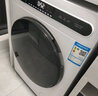 美菱（MeiLing）10公斤 滚筒全自动变频洗烘一体洗衣机487mm超薄机身大筒径巴氏除菌空气洗一级能效补贴滚筒洗衣机 G100M14528BH 实拍图