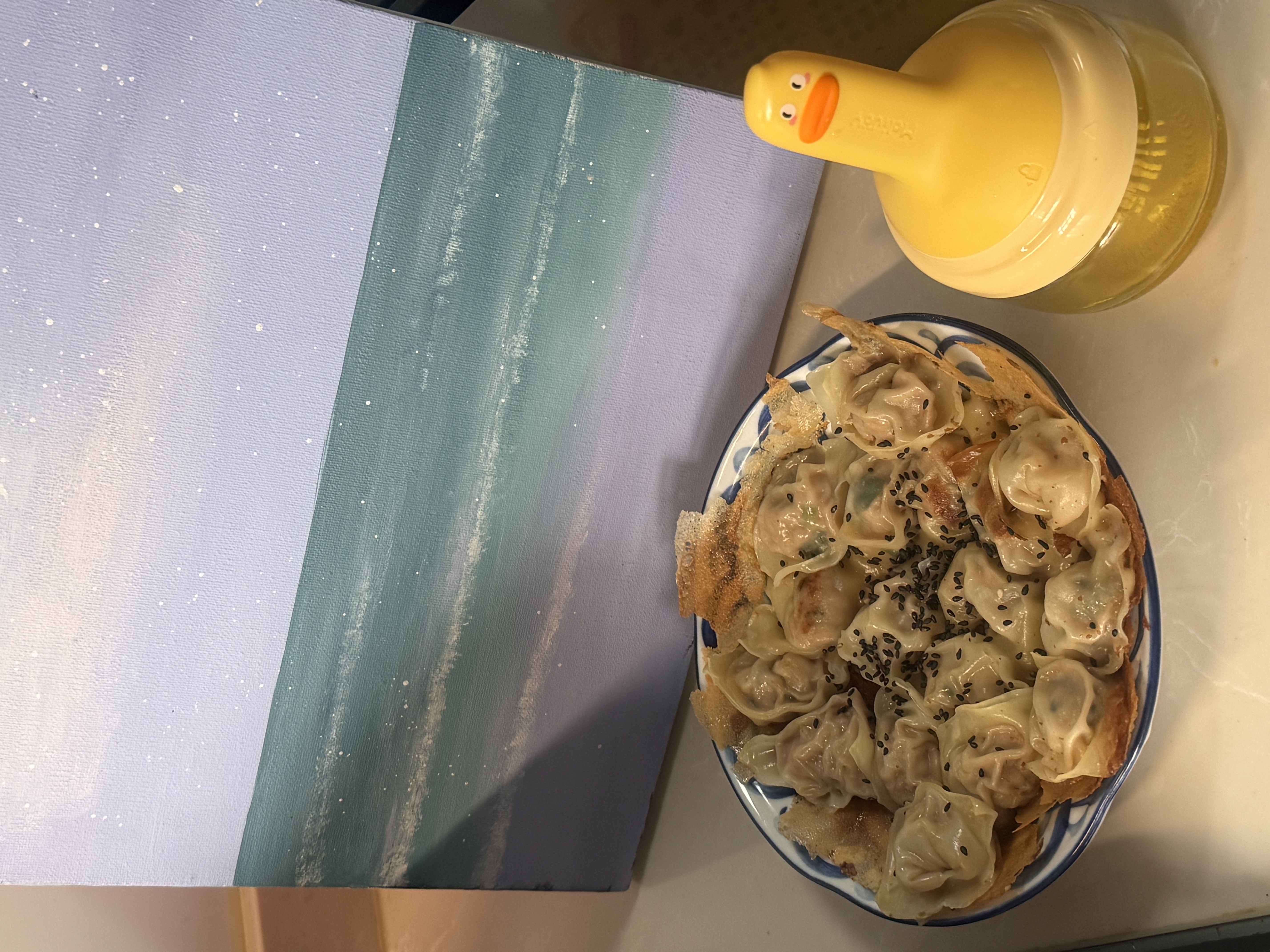 双枪（Suncha）油刷瓶大肚鸭 食品级耐高温油瓶厨房硅胶刷烘焙烧烤刷涂油露营 实拍图