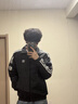 adidas宽松日常舒适运动夹克外套男女春季新款阿迪达斯官方三叶草   黑色（推荐选大一码)   M 实拍图