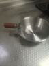 特厚不锈钢平底锅奶锅电磁炉通用不粘锅辅食锅汤锅煮锅蒸锅汤锅 胡桃木锅17cm 实拍图