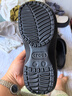 卡骆驰（CROCS）新款厚底云朵洞洞鞋送女友礼物206750 黑色   37-38 实拍图