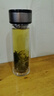 【京东物流配送】高硼硅双层玻璃杯大容量泡茶杯水杯子茶水分离杯 【双层加厚】茶杯350ml1只 实拍图