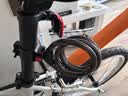 大行（DAHON）自行车锁五位密码锁通用公路车山地车锁防盗自行车锁 黑色【带锁架】 实拍图