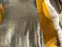 晟防手套劳保耐磨工作防滑棉加厚白棉纱棉线工地手套500蓝边20双 实拍图