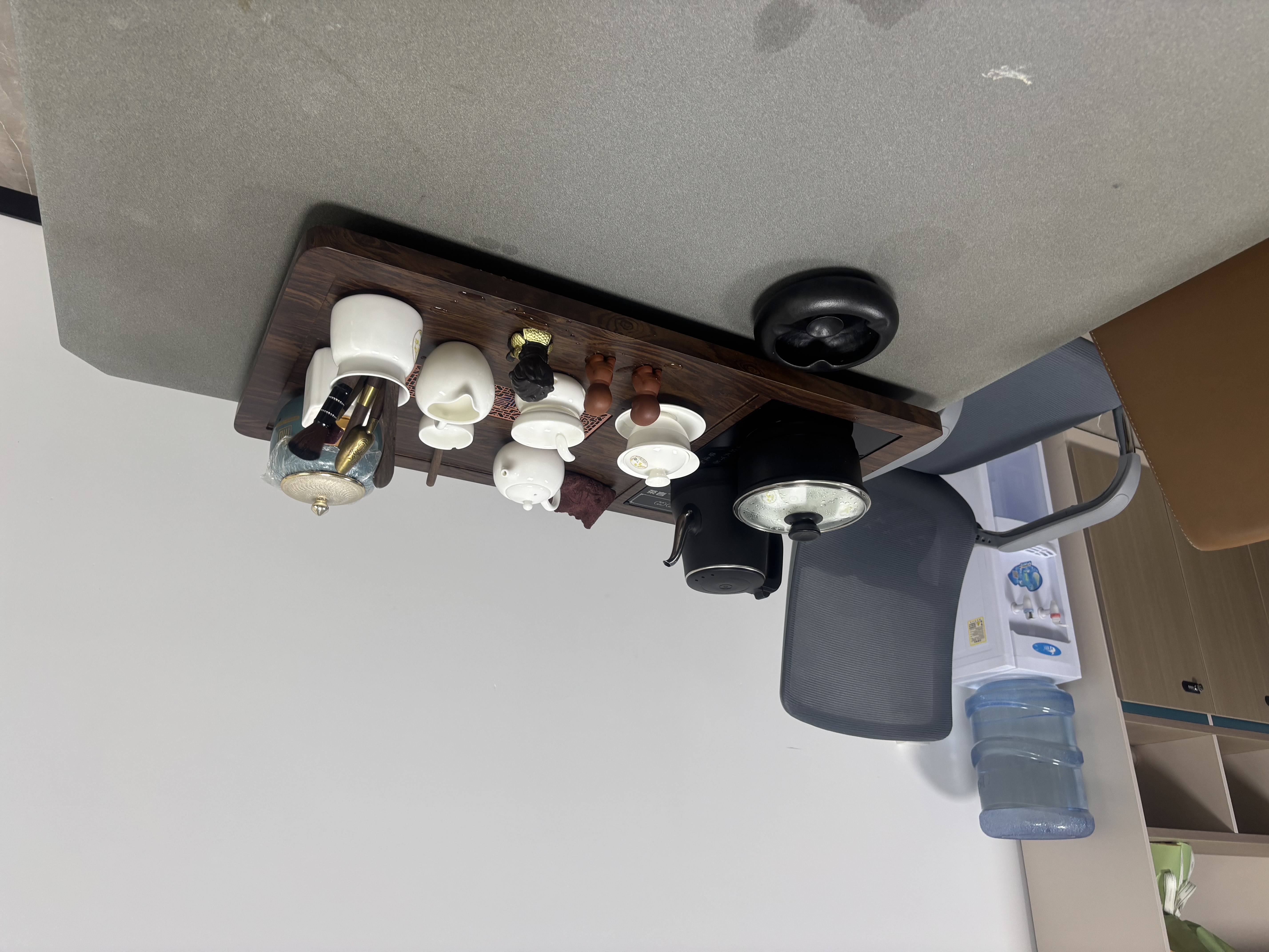 原和功夫茶具套装家用整套自动烧水一体茶盘茶杯茶壶办公会客现代茶台 实拍图