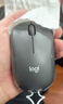 罗技（Logitech）M185鼠标 无线鼠标 办公鼠标 对称鼠标 黑色红边 带无线2.4G接收器 实拍图