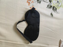 TA真丝眼罩桑蚕丝睡眠睡觉专用遮光重力深睡透气男女士助眠午睡黑色 实拍图
