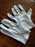 纯棉款白色手套礼仪棉盘珠文玩表演弹力珠宝白色工作透气劳保手套 纯棉款：2双 均码 实拍图