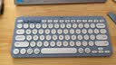 罗技（Logitech）时尚系列K390无线蓝牙键盘 超薄便携  K380升级版蓝色 79键 实拍图