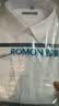 罗蒙（ROMON）纯色商务职业正装男士白衬衫工装外套长袖衬衣男CS108白色2XL 实拍图