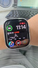 Apple/苹果 Watch S11 智能手表GPS款46毫米深空灰色铝金属表壳黑色运动型表带S/M MEVN4CH/B 实拍图