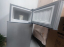 奥克斯小冰箱家用小型迷你冷藏冷冻两用出租房宿舍用节能省电寝室办公室电冰箱 【净化去味】156银色【高效保鲜 铜管速冷】42L 实拍图