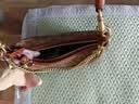 蔻驰（COACH）女士经典标志JULIET 25号老花单肩包女包斜挎包精致hobo包通勤包 B4/棕黄色 焦糖色 实拍图
