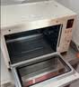 美的（Midea）35L家用多功能烘焙电烤箱 双层玻璃门/精准控温/热风烘烤/搪瓷内胆 PT3530W-D 实拍图