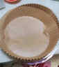 空气炸锅纸盘家用吸油纸垫食物烤箱烘焙硅油纸锡纸烧烤工具盘烤盘 空气炸锅纸50只装 实拍图