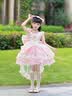 G.duck童装洛丽塔公主裙儿童连衣裙夏季2026生日礼服女童裙子超仙蓬蓬裙 蓝色裙子加拖尾 140 实拍图