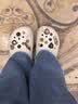 卡骆驰（CROCS）经典洞洞鞋轻便百搭女沙滩鞋包头拖鞋男鞋|10001 骨白色-2Y2(含智必星) 37 /38(230mm) 实拍图