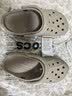 CROCS卡骆驰洞洞鞋贝雅洞洞鞋轻便运动鞋耐磨一脚蹬拖鞋休闲鞋|10126 卵石色-2V3(含智必星) 37 /38(230mm) 实拍图