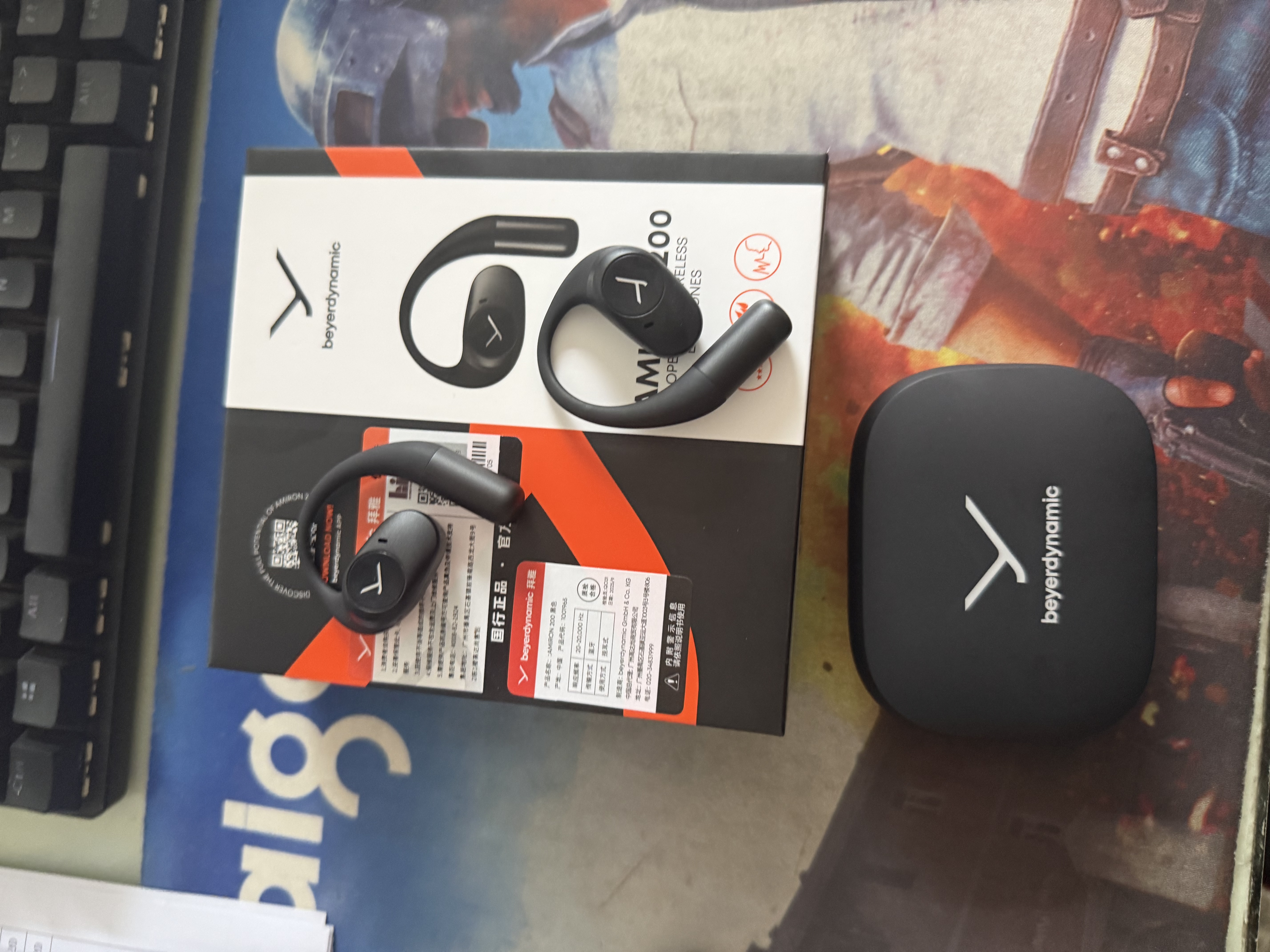 拜雅（beyerdynamic）拜亚动力AMIRON200/300 阿米罗200/300 蓝牙主动降噪耳机真无线入耳式无线耳机ows开放式hifi 阿米罗 200黑色【零重感开放式】 咨询优惠1X59 实拍图