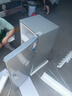 志高（CHIGO）小冰箱迷你小型家用冷藏冷冻两用宿舍出租房用双门办公室电冰箱节能省电 【一级能效】76L银色【全国联保丨节能省电】 实拍图