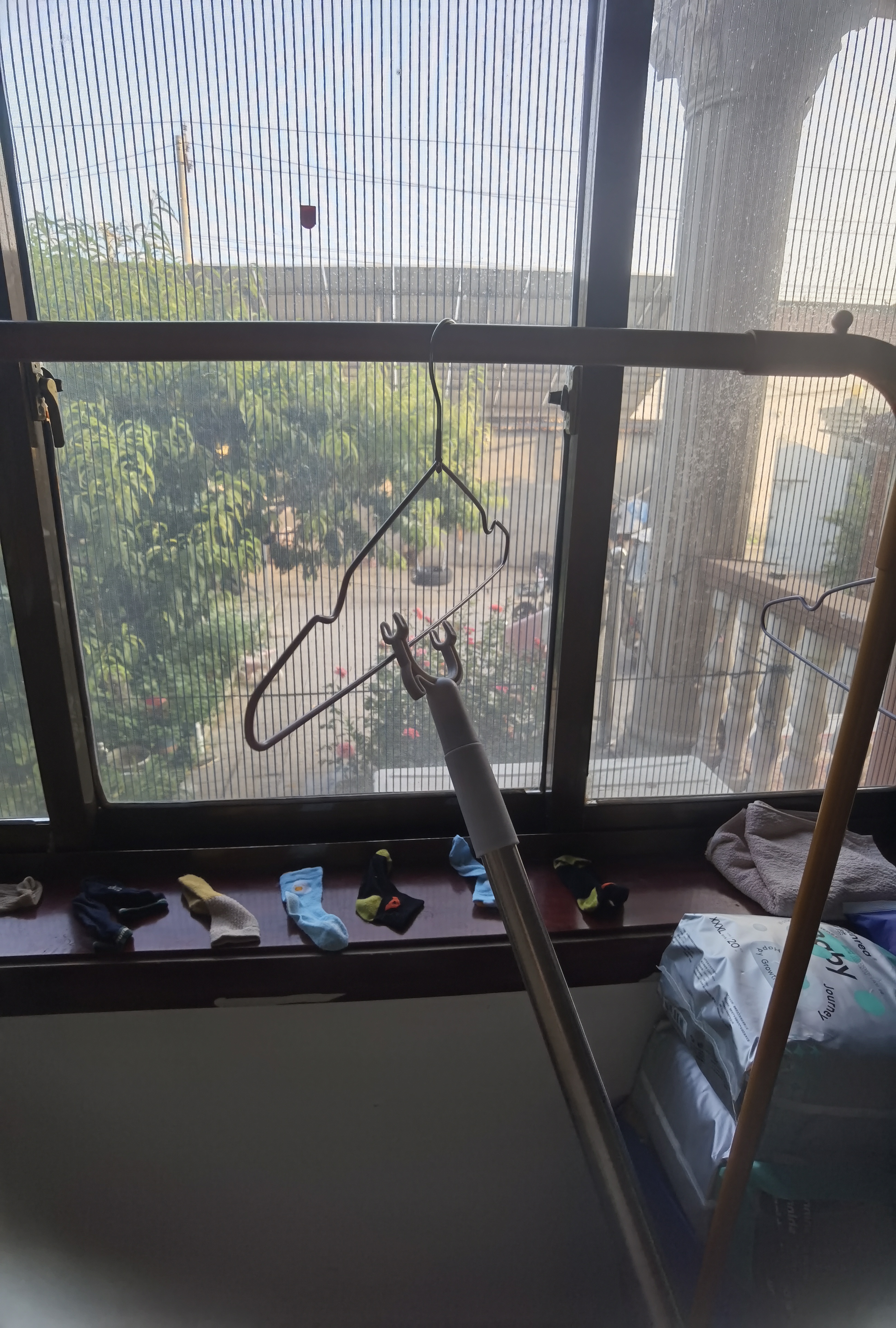 访客（FK）晾衣杆不锈钢衣叉可伸缩晒衣杆取衣挑衣杆加厚加长晾衣叉撑衣杆 实拍图