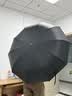印象城超大号双人雨伞结实抗风晴雨两用黑胶防晒伞手动折叠便携  黑色 实拍图