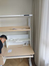 京东京造沐光桌2.0护眼大路灯100w儿童写字学习桌书桌椅套装3-18岁1.2m棕 实拍图