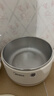 美的（Midea）电煮锅 小电锅 不锈钢0涂层电热锅 宿舍小锅多功能锅 1.6L学生寝室一体泡面小火锅XZC2017G 配蒸笼 实拍图