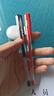 uni三菱【热门商品】 uni-ball UM-100黑色中性笔0.5mm黑笔签字笔商务学生考试专用水性笔套装 5支 实拍图