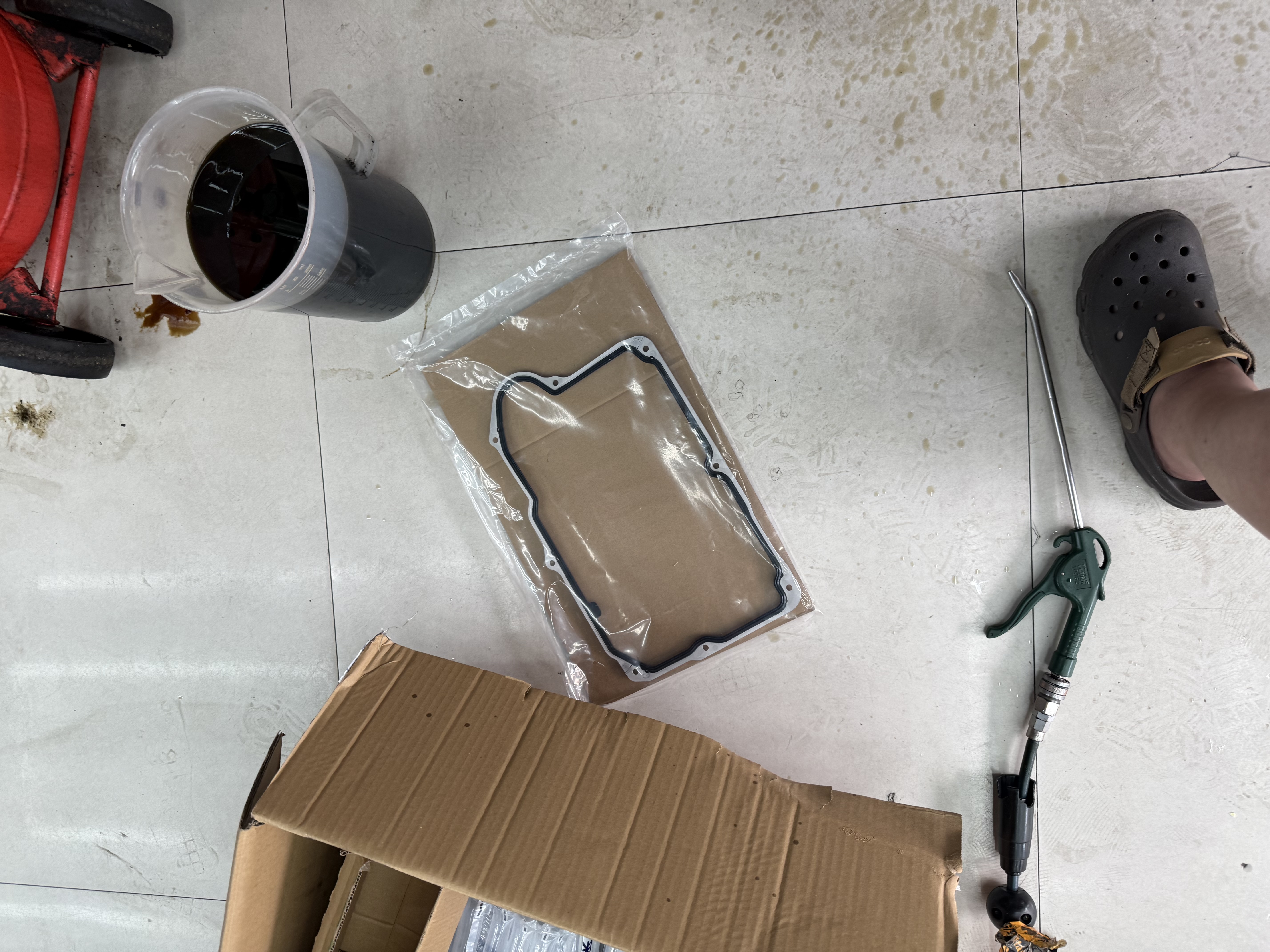 采埃孚（ZF）双离合变速箱滤网滤芯密封垫换油套装奔驰A180/200/B200/GLA 6升 实拍图