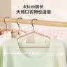LYNN衣架防滑浸胶晾衣架干湿两用无痕晒衣架金属挂撑衣架子10支 实拍图