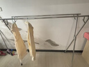 依恋达折叠晾衣架落地晒衣杆阳台衣服架挂衣简易户外晾晒室外不锈钢衣架 冲量镀锌款【1.6双杆 不可伸缩】 实拍图