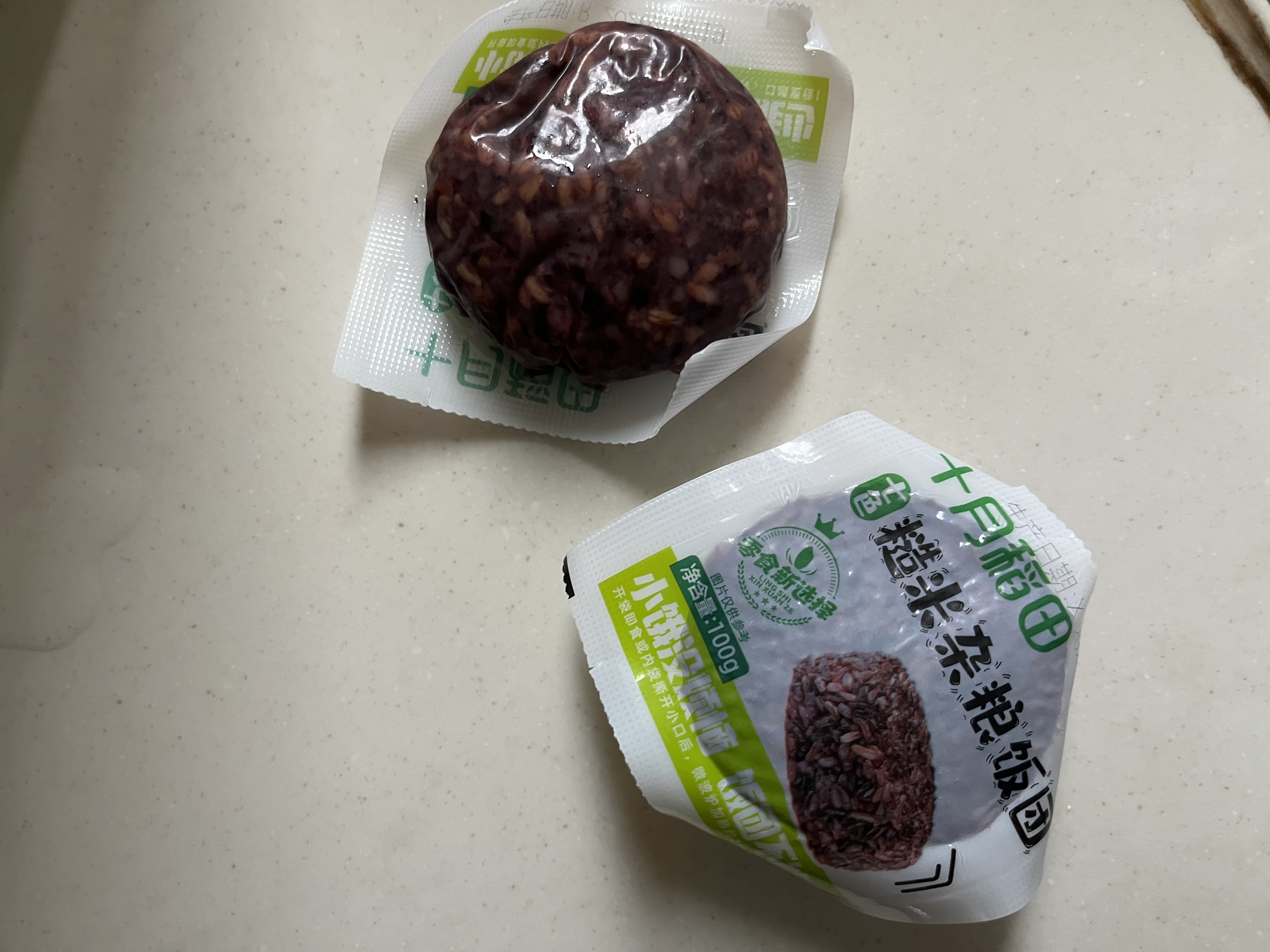 十月稻田七色糙米饭团 100g*7 开袋微波代餐 粗粮杂粮 早餐速食 低脂饱腹 实拍图
