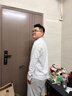 罗蒙（ROMON）纯色商务职业正装男士白衬衫工装外套长袖衬衣男CS108白色2XL 实拍图