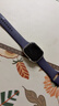 Apple/苹果 Watch S11 智能手表GPS款46毫米银色铝金属表壳雾紫色运动型表带M/L MEVX4CH/B 实拍图