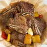 冻品先生 安井 黑椒牛仔骨350g 带骨牛肉 速冻速食方便菜 烧烤食材 实拍图
