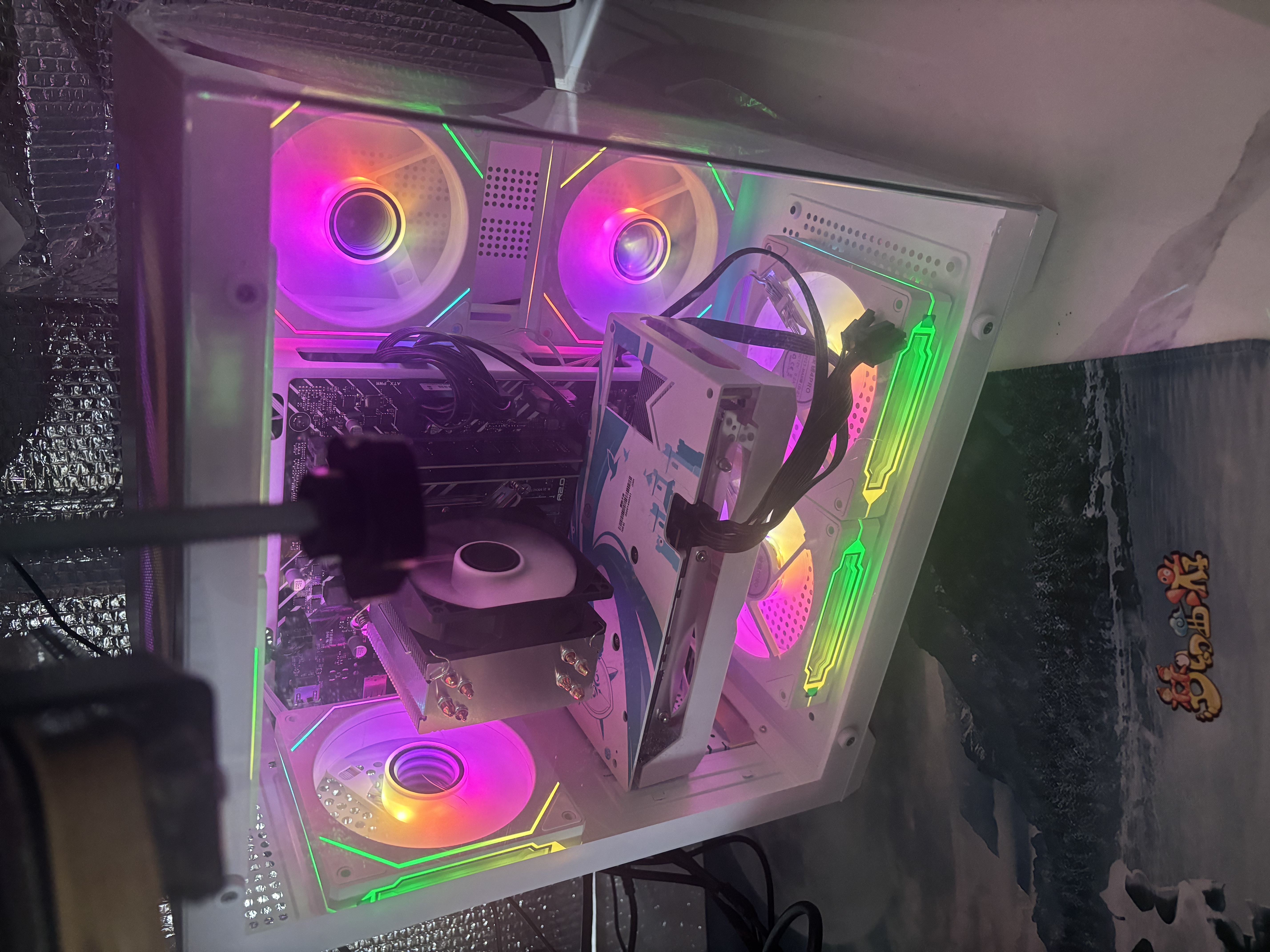 华硕（ASUS）ROG全家桶 英特尔酷睿14代i5/i7台式电脑游戏主机5060ti/5070直播设计三角洲黑神话水冷整套海景房 单主机【六年质保+豪华键鼠礼包】 二：13代i5-13400F丨1TB 实拍图