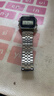 卡西欧（CASIO）运动防水复古经典小方块学生男女小银砖小银块银色 A159W-N1 实拍图