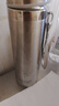 美厨（MAXCOOK）真空保温杯 304不锈钢水杯500ml户外便携茶杯子 本色银MCBE-ZK500 实拍图