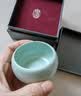 东道汝窑河南非遗 茶杯陶瓷功夫茶具主人杯汝瓷天青色福缘杯礼盒装 2025巳蛇款 实拍图