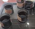 介屋玻璃懒人茶具套装整套功夫茶具泡茶壶自动出水高档泡茶神器三件套 雾纹（透明）+见青6杯+茶盘 8头 实拍图