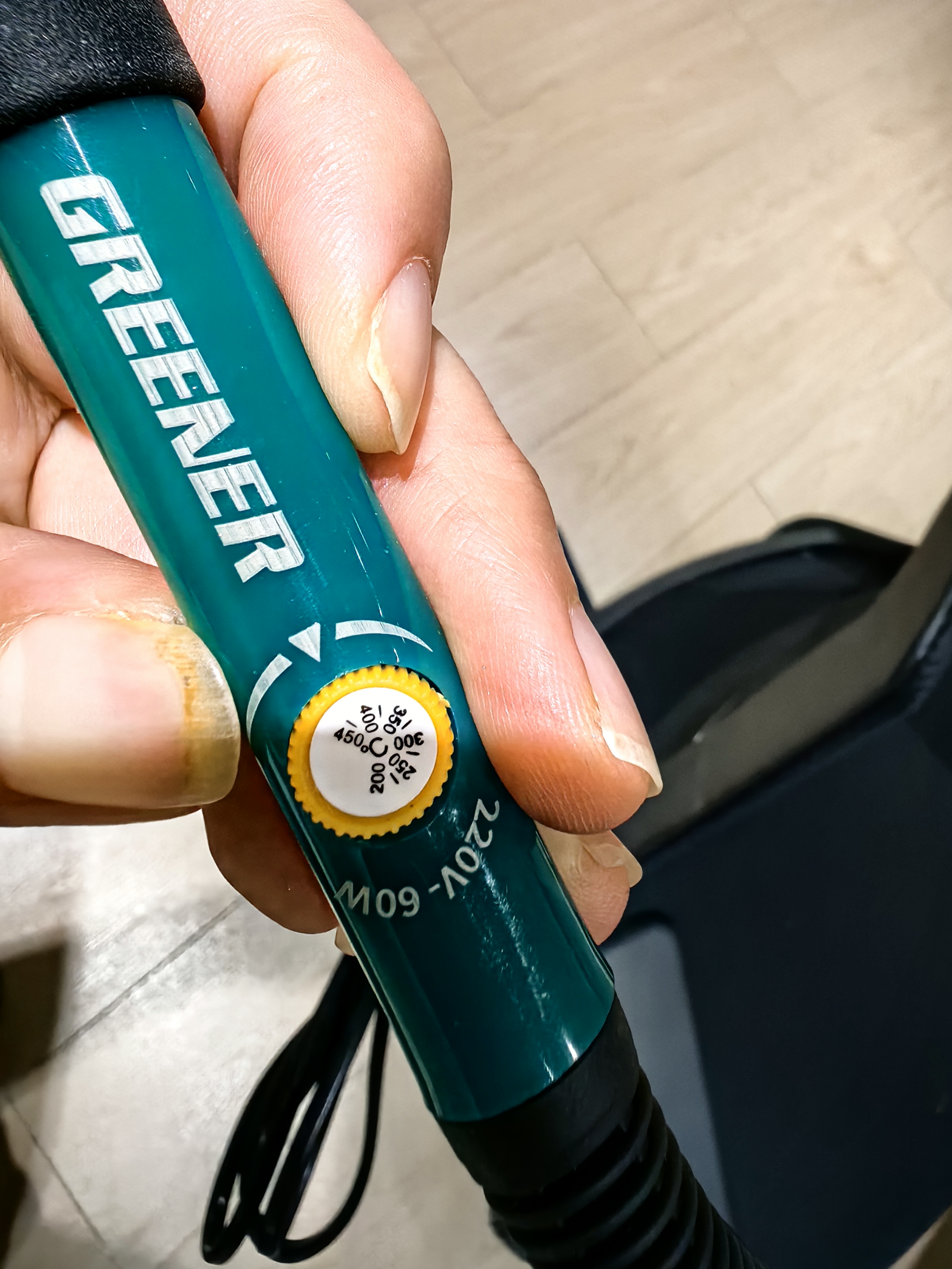 绿林（GREENER）电烙铁套装60W内热式恒温可调温家用大功率焊锡焊枪电焊笔电洛铁 实拍图