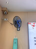 美的（Midea）【五叶飓风】工业遥控壁扇/挂壁式商居两用金属扇120°广角摇头定时电风扇工厂通风吊扇 FW40-11AR 实拍图