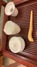 京东京造茶具整套装羊脂玉陶瓷功夫茶具壶杯盘中秋送礼物家用白瓷盖碗15件 实拍图