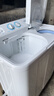 海尔（Haier）半自动双桶双缸洗衣机 12KG大容量  强力去污洗大件 一级能效家电国家补贴以旧换新 XPB120-81D2 实拍图